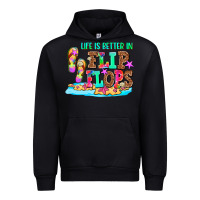 Black life is better in flip flops Urban Hoodie - AdoDesignShop
