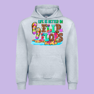 Life Is Better In Flip Flops Urban Hoodie Designed By Adodesignshop