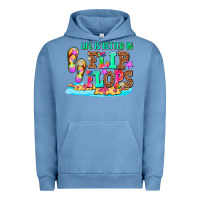 Pigment Pebble Blue life is better in flip flops Urban Hoodie - AdoDesignShop