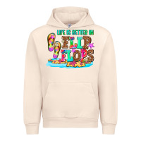 Sandshell life is better in flip flops Urban Hoodie - AdoDesignShop