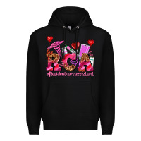 Black valentines day rca resident care assistant Premium Hoodie - AdoDesignShop
