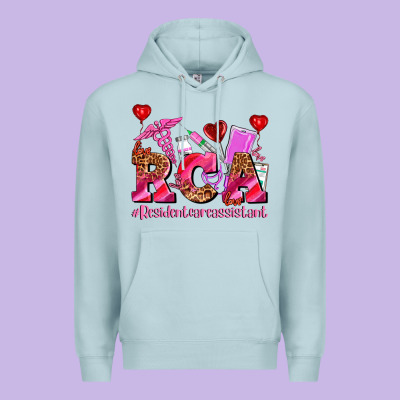 Valentines Day Rca Resident Care Assistant Premium Hoodie Designed By Adodesignshop