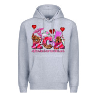 Heather Grey valentines day rca resident care assistant Premium Hoodie - AdoDesignShop