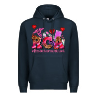 Navy valentines day rca resident care assistant Premium Hoodie - AdoDesignShop