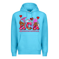Ocean Blue valentines day rca resident care assistant Premium Hoodie - AdoDesignShop