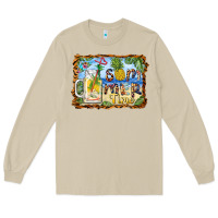 Mushroom summer time pineapple and  beach Long Sleeve Tee - BarkalooDesign