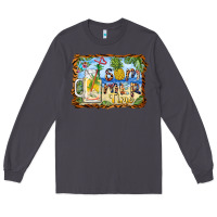 Smoke summer time pineapple and  beach Long Sleeve Tee - BarkalooDesign