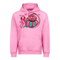Fuchsia Pink cancer ribbon pumpkins Urban Hoodie - JahusDesignShop
