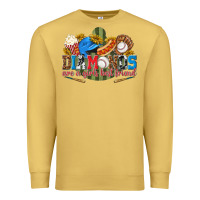 Antique Gold diamonds are a girls best friend Premium Sweatshirt - texasbilliewilder