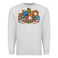 Dove Grey diamonds are a girls best friend Premium Sweatshirt - texasbilliewilder