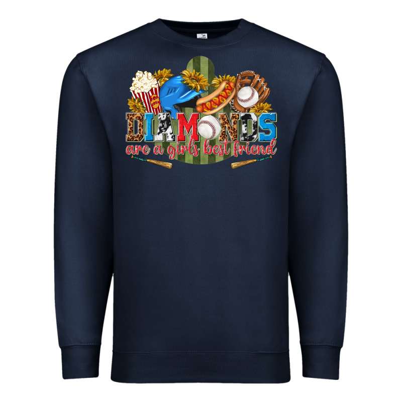 Diamonds Are A Girls Best Friend Premium Sweatshirt by texasbilliewilder | Teevron