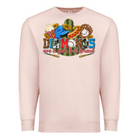 Pale Pink diamonds are a girls best friend Premium Sweatshirt - texasbilliewilder