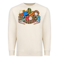 Sandshell diamonds are a girls best friend Premium Sweatshirt - texasbilliewilder