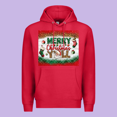 Merry Christmas Y'all Tumbler Premium Hoodie Designed By Bundleandbundleshop