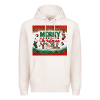 Pale Pink merry christmas y'all tumbler Premium Hoodie - BundleAndBundleShop