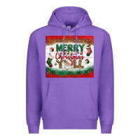 Purple merry christmas y'all tumbler Premium Hoodie - BundleAndBundleShop
