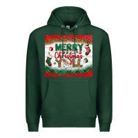 Sports Green merry christmas y'all tumbler Premium Hoodie - BundleAndBundleShop