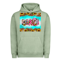 Pigment Oil Green brave Urban Hoodie - JahusDesignShop