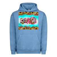 Pigment Pebble Blue brave Urban Hoodie - JahusDesignShop