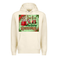 Tofu just a girl who loves christmas mousepad Premium Hoodie - BundleAndBundleShop