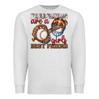 Oatmeal Heather diamonds are a girls best friend baseball Premium Sweatshirt - texasbilliewilder