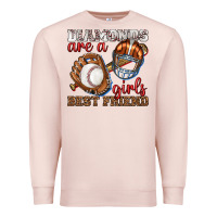 Diamonds Are A Girls Best Friend Baseball Premium Sweatshirt | Teevron