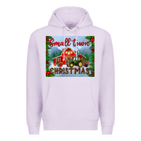 Lilac small town christmas mousepad Premium Hoodie - BundleAndBundleShop