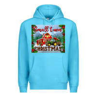Ocean Blue small town christmas mousepad Premium Hoodie - BundleAndBundleShop