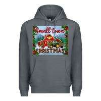 Rock small town christmas mousepad Premium Hoodie - BundleAndBundleShop