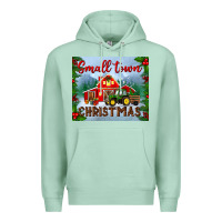 Seafoam small town christmas mousepad Premium Hoodie - BundleAndBundleShop