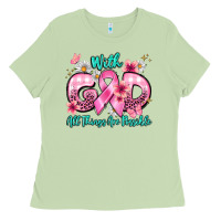 Matcha with god all things are possible Ladies Tee - BarkalooDesign