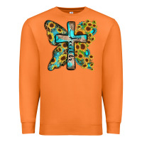 Carrot faith sunflower cross Premium Sweatshirt - Zillion Design Studio