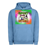 Pigment Pebble Blue supports your local witches tumbler Urban Hoodie - BundleAndBundleShop