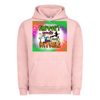 Pigment Salmon supports your local witches tumbler Urban Hoodie - BundleAndBundleShop