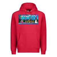 Cardinal winter vibes license plate Premium Hoodie - BundleAndBundleShop