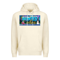 Sandshell winter vibes license plate Premium Hoodie - BundleAndBundleShop