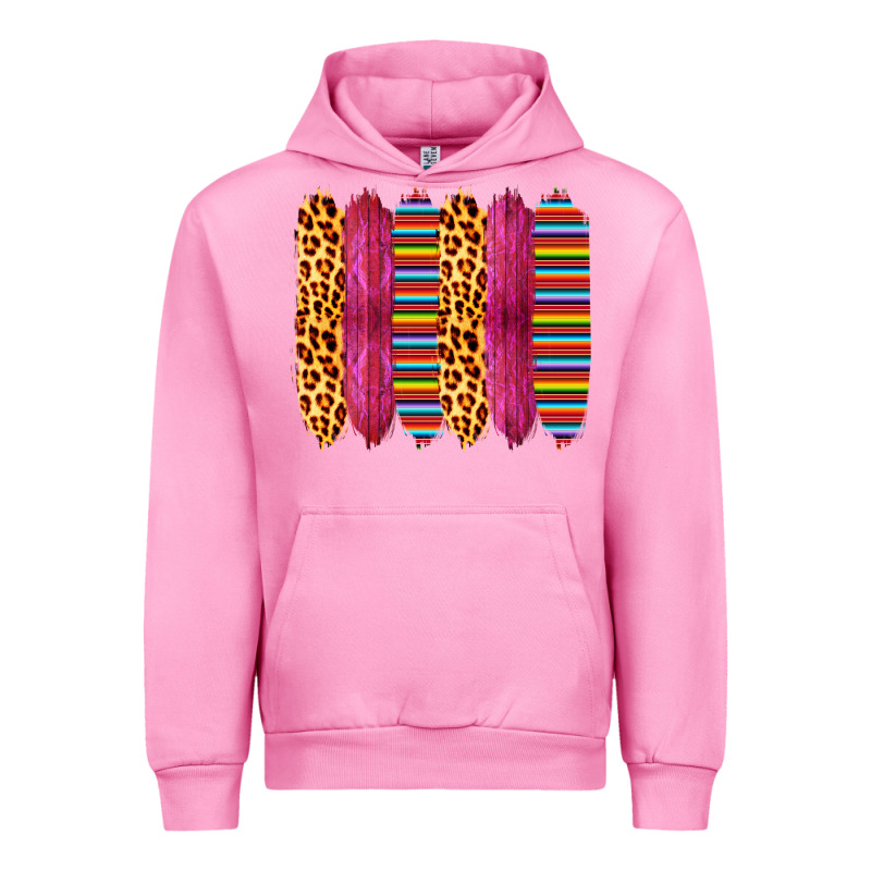 Pink Leopard Serape Brush Strokes Urban Hoodie by Bettercallsaul | Teevron