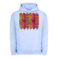 Pigment Grape Ice Pink Leopard Serape Brush Strokes Urban Hoodie - Bettercallsaul