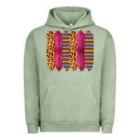 Pigment Oil Green Pink Leopard Serape Brush Strokes Urban Hoodie - Bettercallsaul