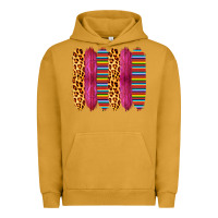 Pigment Peanut Butter Pink Leopard Serape Brush Strokes Urban Hoodie - Bettercallsaul
