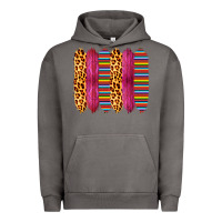 Pigment Tornado Pink Leopard Serape Brush Strokes Urban Hoodie - Bettercallsaul