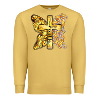 Antique Gold faith child cancer cross Premium Sweatshirt - Zillion Design Studio