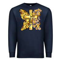 Navy faith child cancer cross Premium Sweatshirt - Zillion Design Studio
