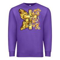 Purple faith child cancer cross Premium Sweatshirt - Zillion Design Studio
