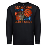 Black diamonds are a girls best friend basketball Premium Sweatshirt - texasbilliewilder