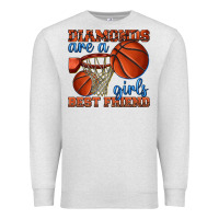 Oatmeal Heather diamonds are a girls best friend basketball Premium Sweatshirt - texasbilliewilder