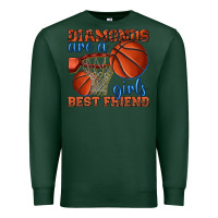 Sports Green diamonds are a girls best friend basketball Premium Sweatshirt - texasbilliewilder
