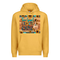 Mustard too bad i don't care Premium Hoodie - JahusDesignShop
