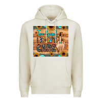 Oatmeal Heather too bad i don't care Premium Hoodie - JahusDesignShop
