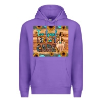 Purple too bad i don't care Premium Hoodie - JahusDesignShop